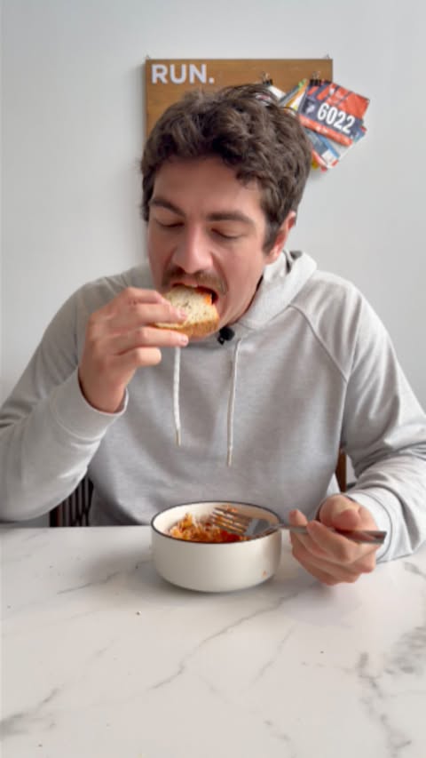 Instagram post by @crustbycarson for Brami. Caption reads: #BramiPartner If I’m cooking for you, you BETTER....