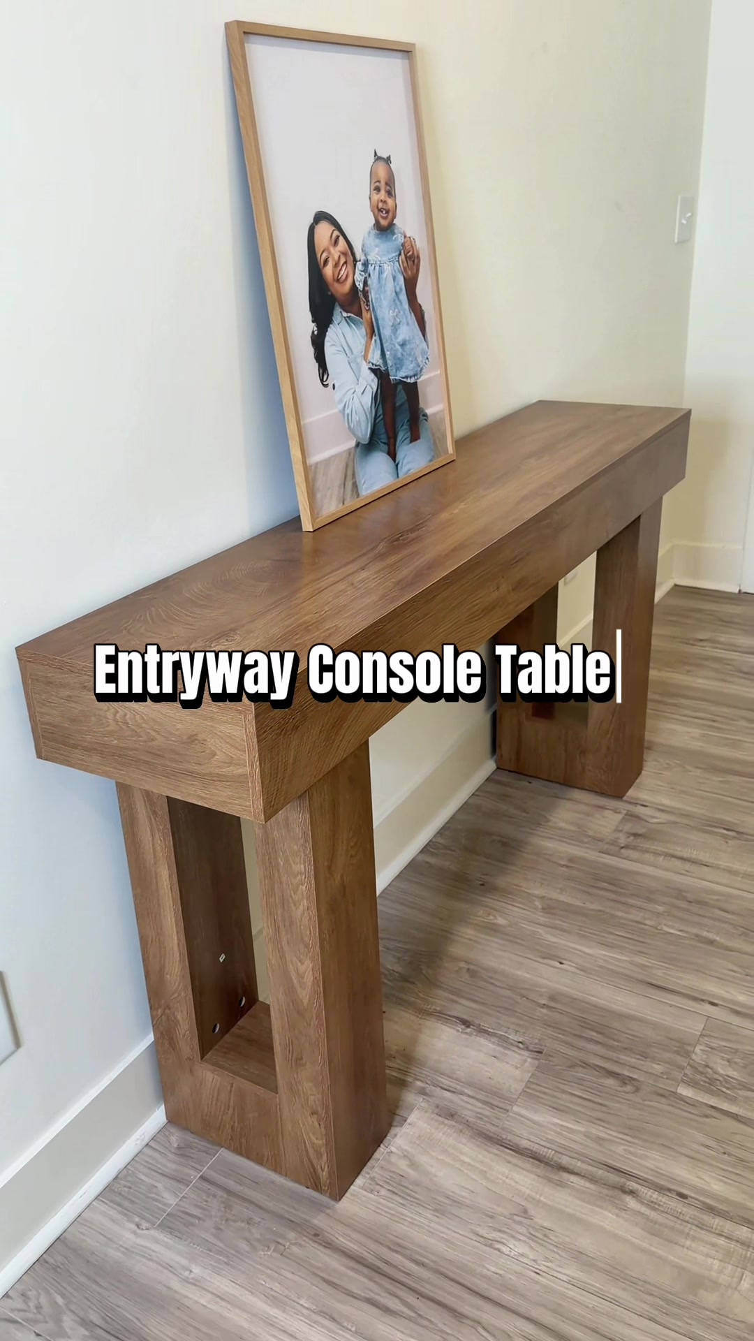 TikTok post by @shayplusliz_resource for Tribesigns. Caption reads: [...] #entrywaytable #homedecor #fypシ゚viral....