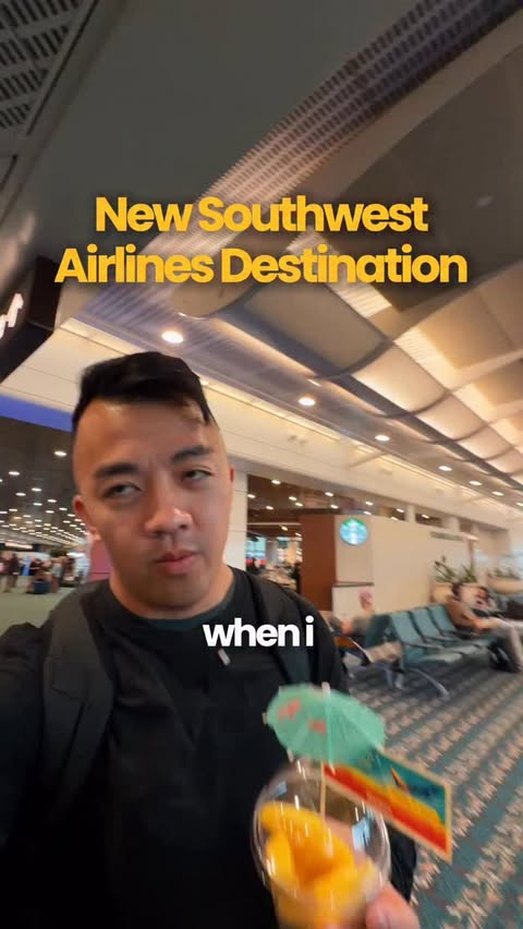 Instagram post by @maxmilespoints for Southwest Airlines. Caption reads: 🌴Island vibes without a passport....