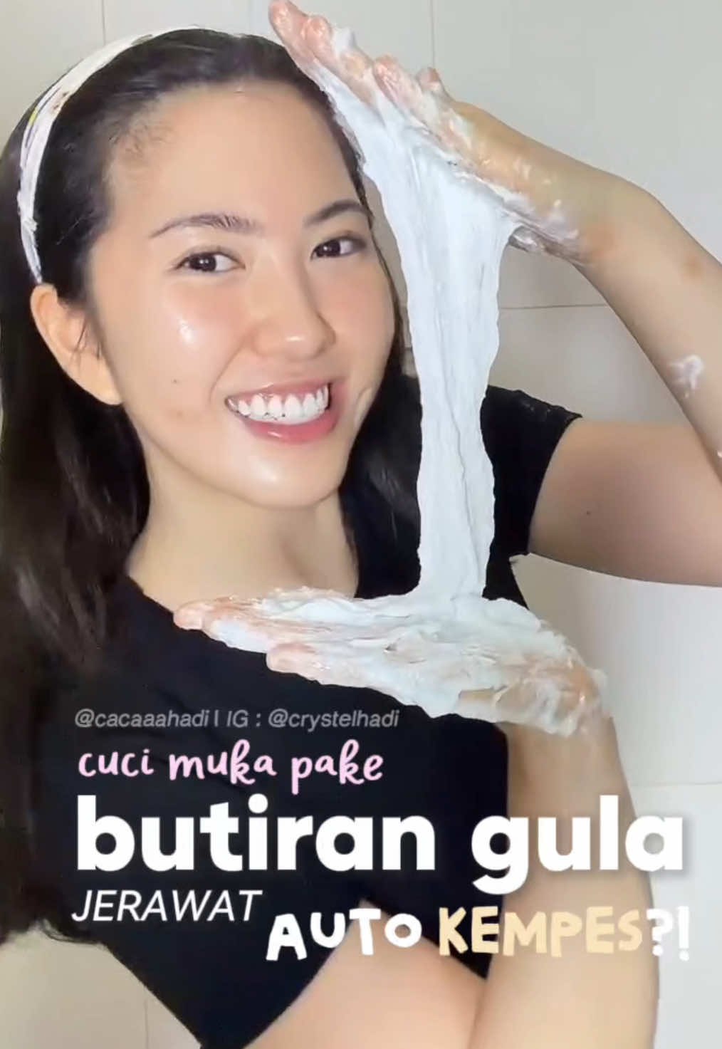 TikTok post by @cacaaahadi for Kojic Plankton Original. Caption reads: [...] exfonya yang udah gw spill ya @Kojic....