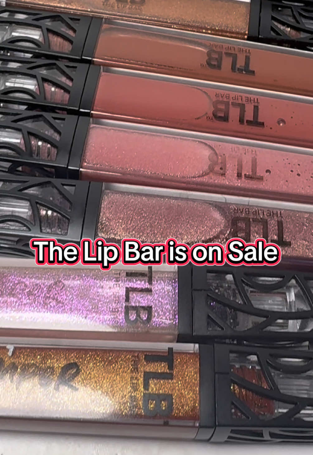 TikTok post by @1introverted_extrovert for The Lip Bar. Caption reads: @thelipbar sale is still on, but not for [...].
