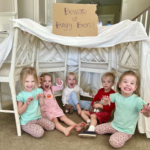 Instagram post by @five.two.love for play Osmo. Caption reads: It’s not always easy keeping 5 preschoolers....