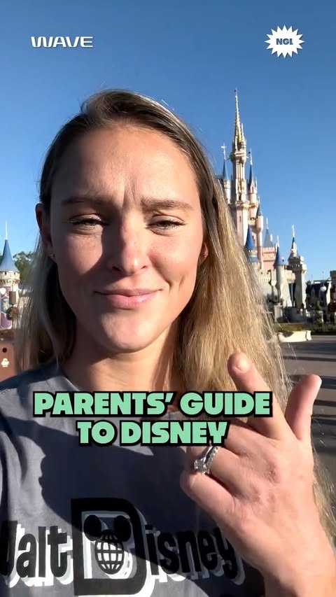 Instagram post by @nglwithkylie for Walt Disney World. Caption reads: Real Ones, if you need a game plan before your....