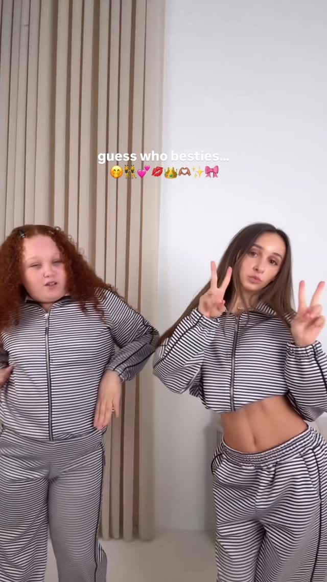 Instagram post by @lacey.x.m.x for GLAMIFYFASHION. Caption reads: guess who besties 🤭💕
@lacey.x.m.x 
matching with....