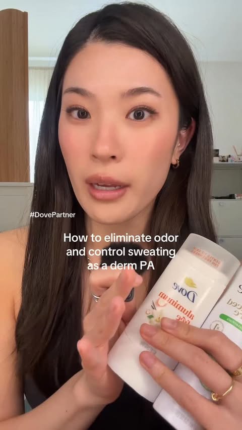 Instagram post by @danna.yang for Dove. Caption reads: #DovePartner Excited to partner with @dove to....