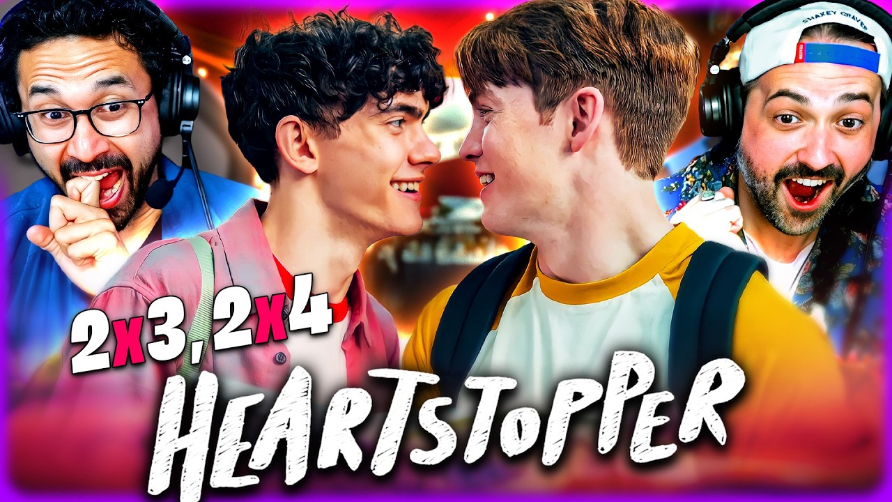 YouTube post by @ReelRejects for Liquid I.V. Italia. Caption reads: HEARTSTOPPER 2x3 & 2x4 REACTION – THE JEALOUSY IS....