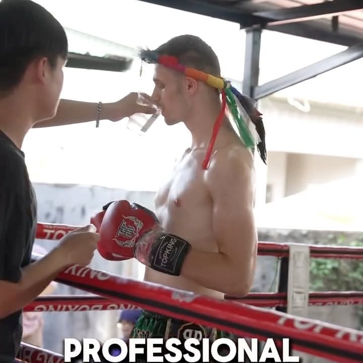 Instagram post by @muaymichael for XMartial. Caption reads: [...] @fight_staph
🥋 Gear: @ogfightwear....