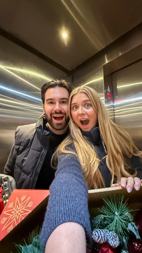 Instagram post by @thatvancouvercouple for Rogers. Caption reads: It’s that time of year! 🎁🎄 Our Rogers Red World....