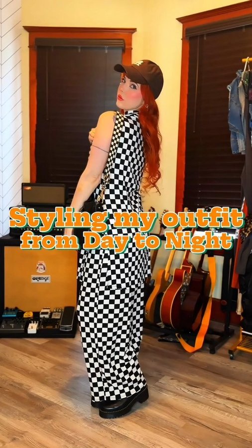 Instagram post by @ashbutton for DrHarness. Caption reads: Ok, I'm obsessed with this set 😍🖤🥰 Outfit:....