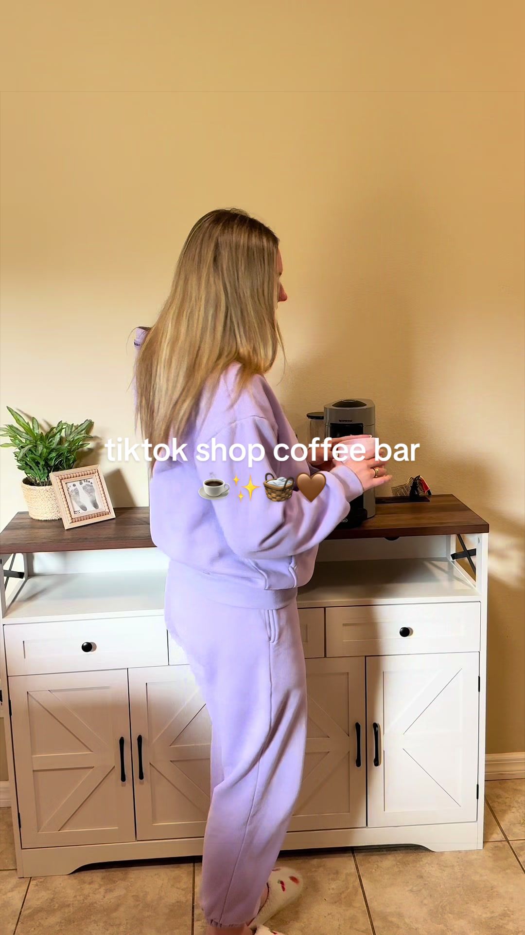 TikTok post by @adrianna.norman for Vabches. Caption reads: Obsessed is an understatement ☕️ @Vabches #vabches....