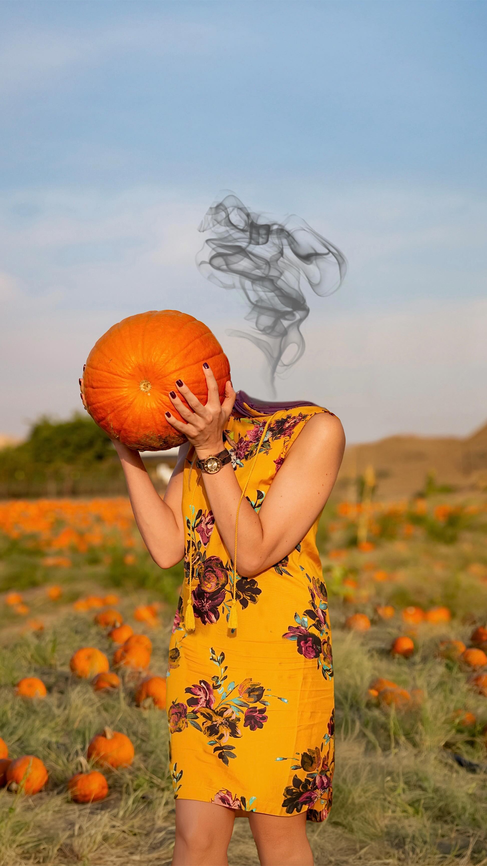 Instagram post by @asyatravels for Picsart. Caption reads: New @picsart edit! This time a sp👻👻ky one!....