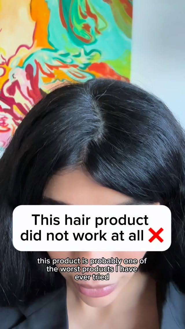 Instagram post by @thehamshair for Color Wow Hair. Caption reads: This is why I like to try products myself and....