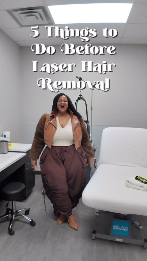Instagram post by @elliemariyo for Milan Laser Hair Removal. Caption reads: #ad Don’t book that laser hair removal appointment....