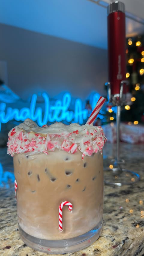 Instagram post by @cheffingwithamber for Maestri House. Caption reads: [...] the perfect cold foam EVERY time....