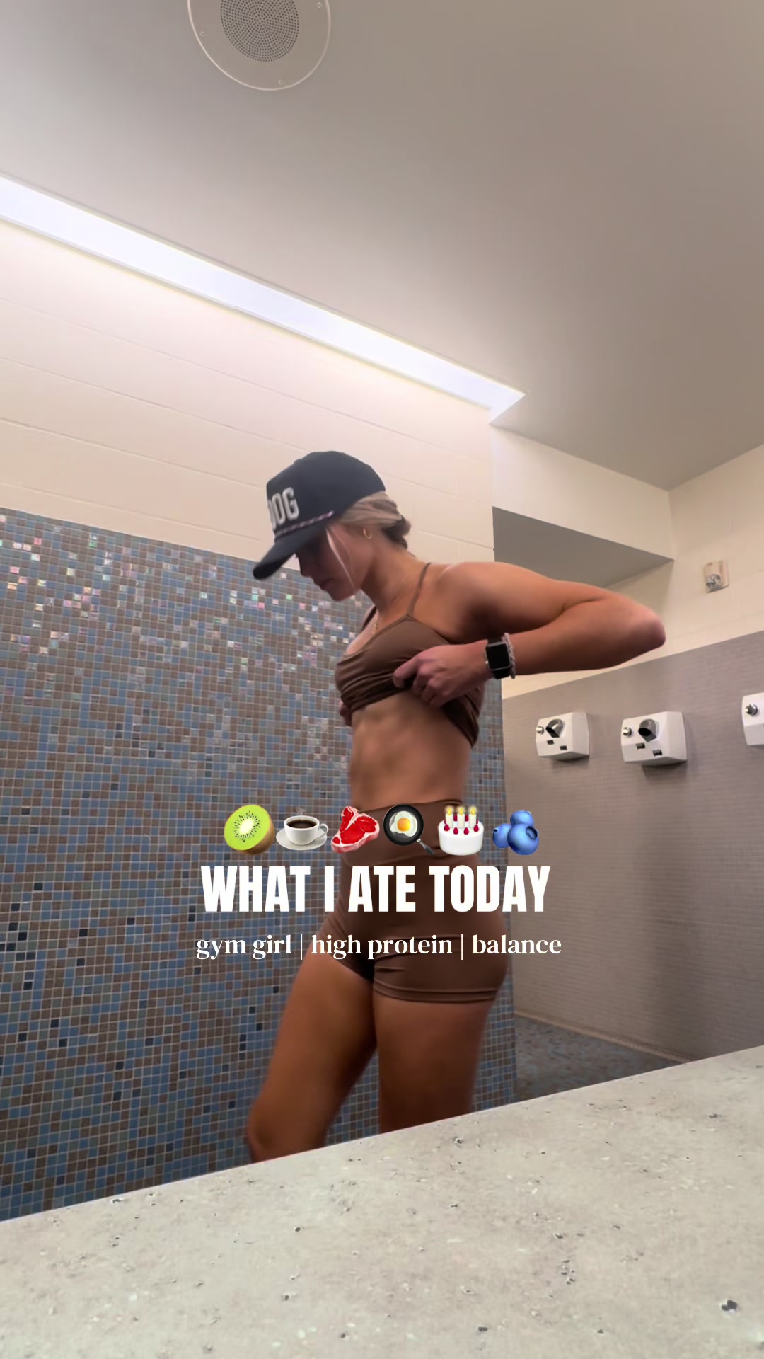 TikTok post by @dinsdaleave for Wellah Nutrition. Caption reads: [...] ATE as a gym girl! code AVERY10OFF @Wellah....
