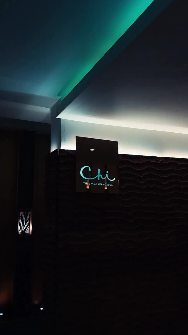 Instagram post by @arora.aankit for Shangri-La. Caption reads: [...] spas… and then there’s Chi, The Spa at....