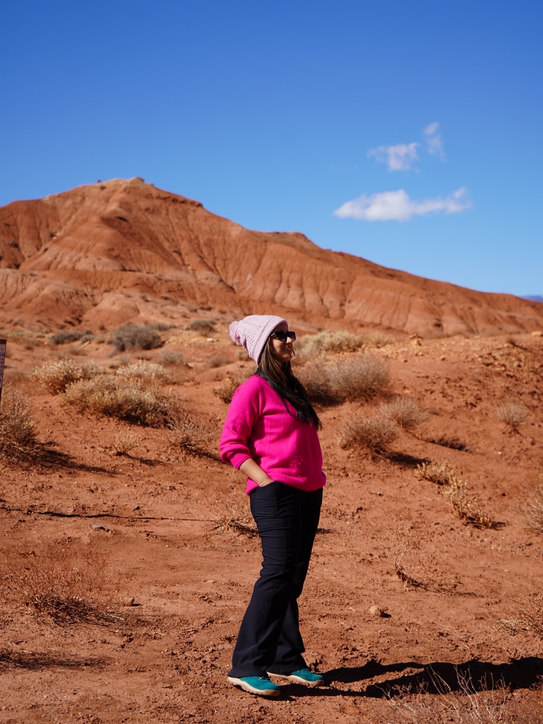 Instagram post by @trillionareelife for Girls LOVE Travel®. Caption reads: Took the Old Town Road straight into red rock....