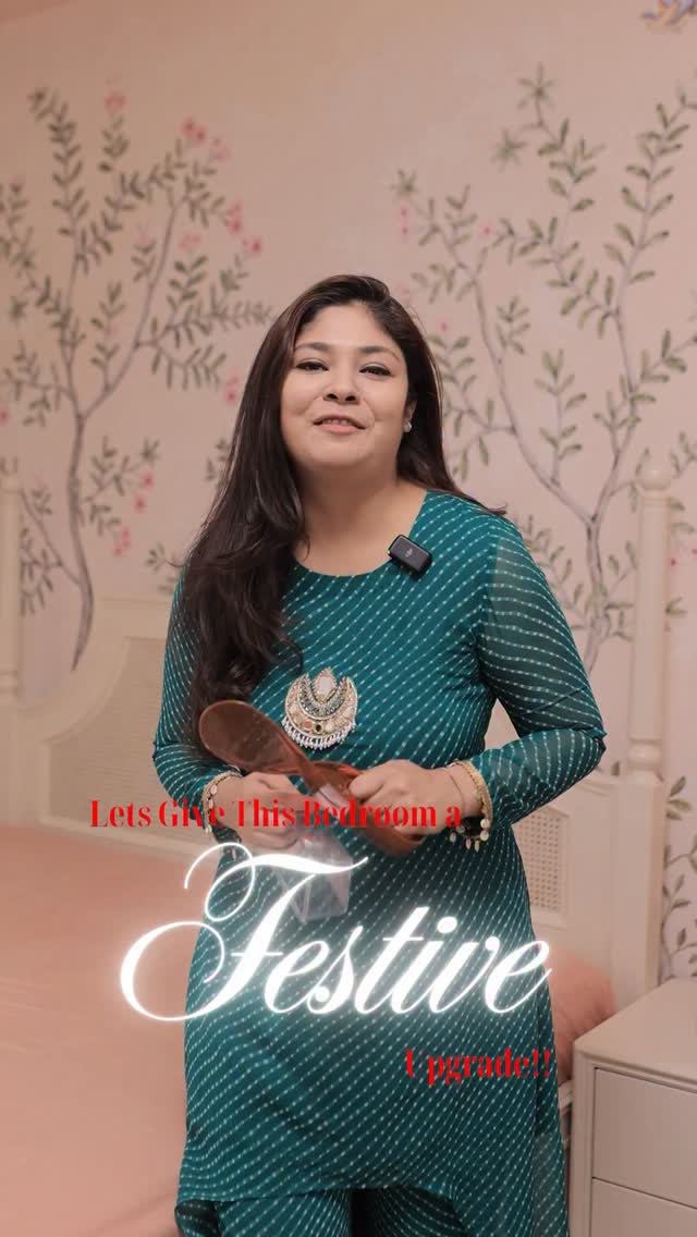 Instagram post by @coloraza_interiordesign for JioMart. Caption reads: ✨Quick & Easy Festive Upgrades✨
From organizing....