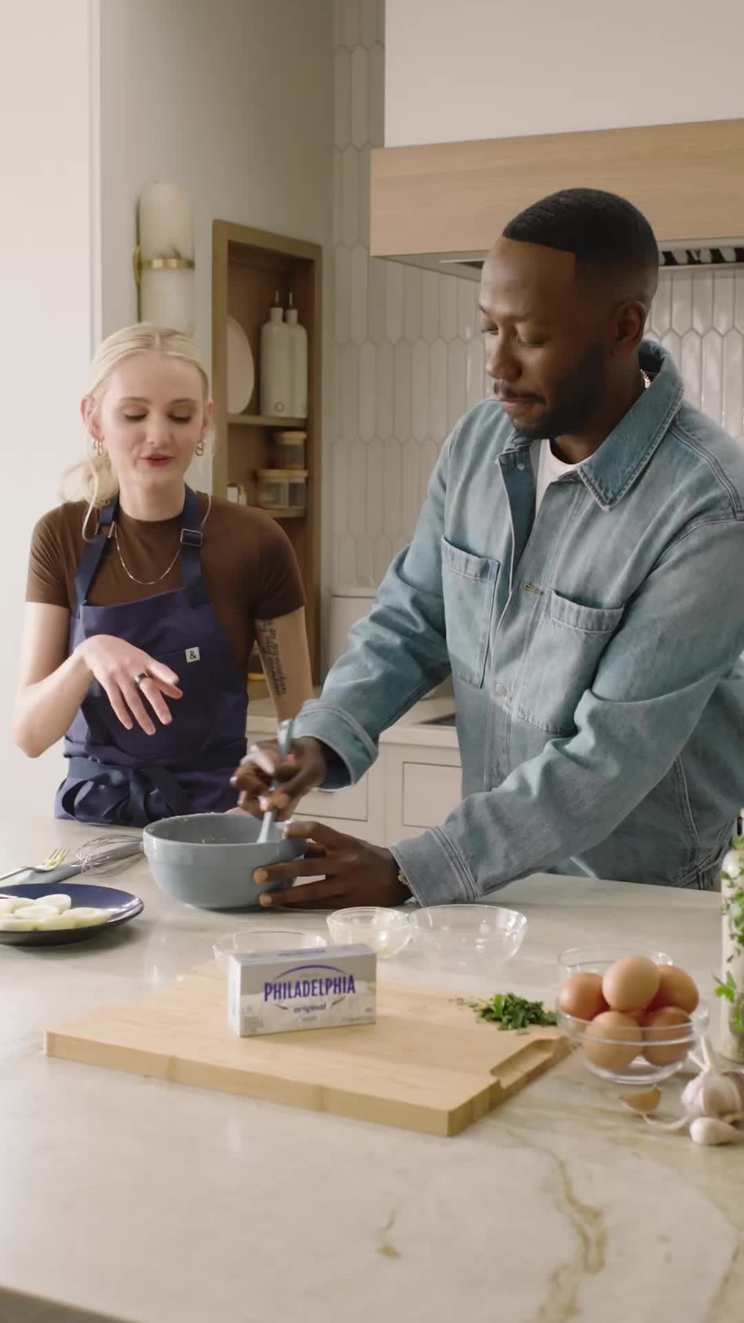 TikTok post by @tinekeyounger for Philadelphia. Caption reads: @Lamorne Morris and I are going to show you guys....