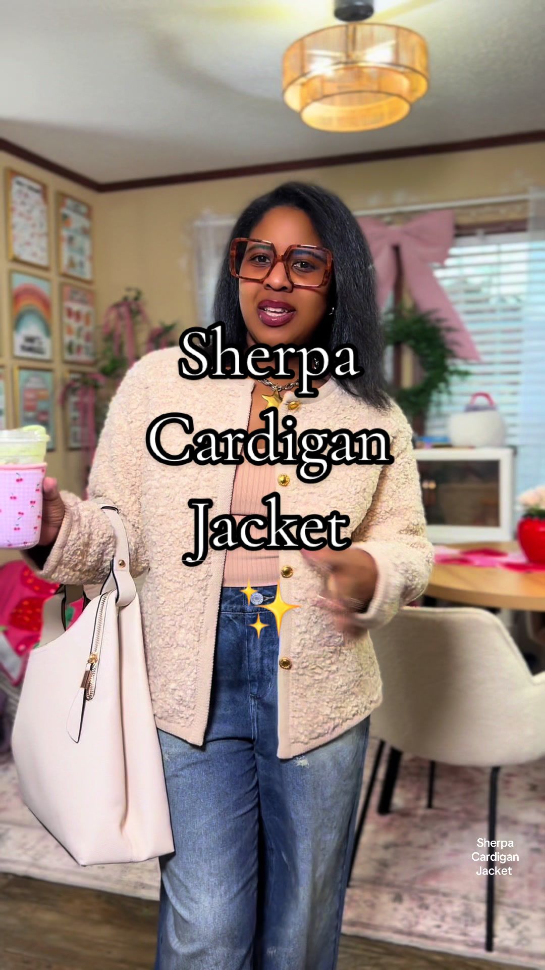 TikTok post by @kalilashops for PrettyGarden. Caption reads: [...] #jackets #tiktokshopcreatorpicks....