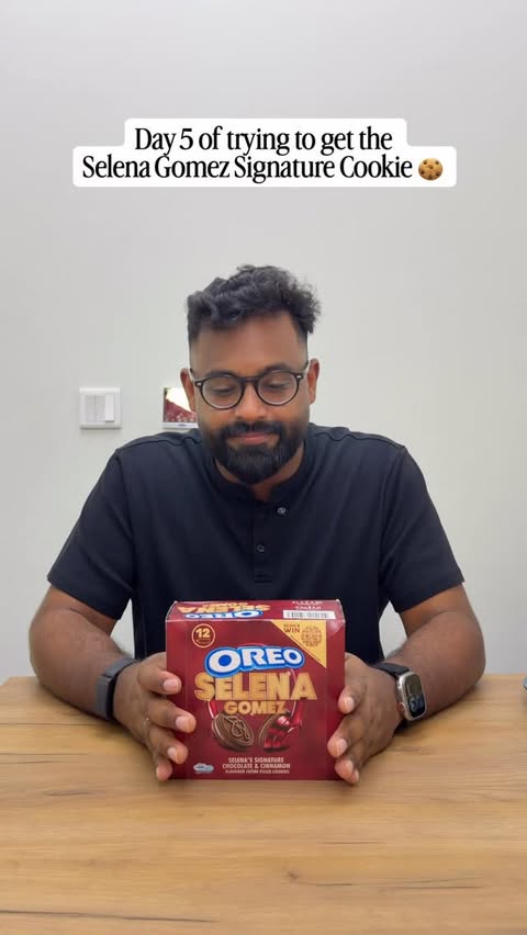 Instagram post by @tableeforone for OREO. Caption reads: OREO x Selena Gomez ? 🍪😍

This is a special....