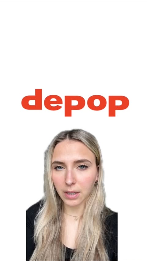 Instagram post by @emilyzugay for Depop. Caption reads: [...] sales are about to go through the roof....