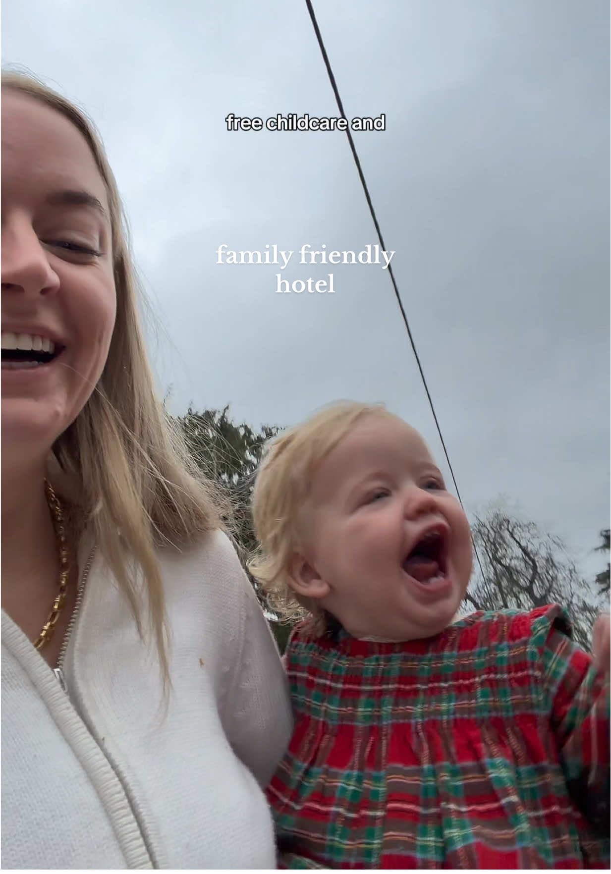 TikTok post by @oliviaclairem for Oatly. Caption reads: Stun stun stun. The best weekend of family time....