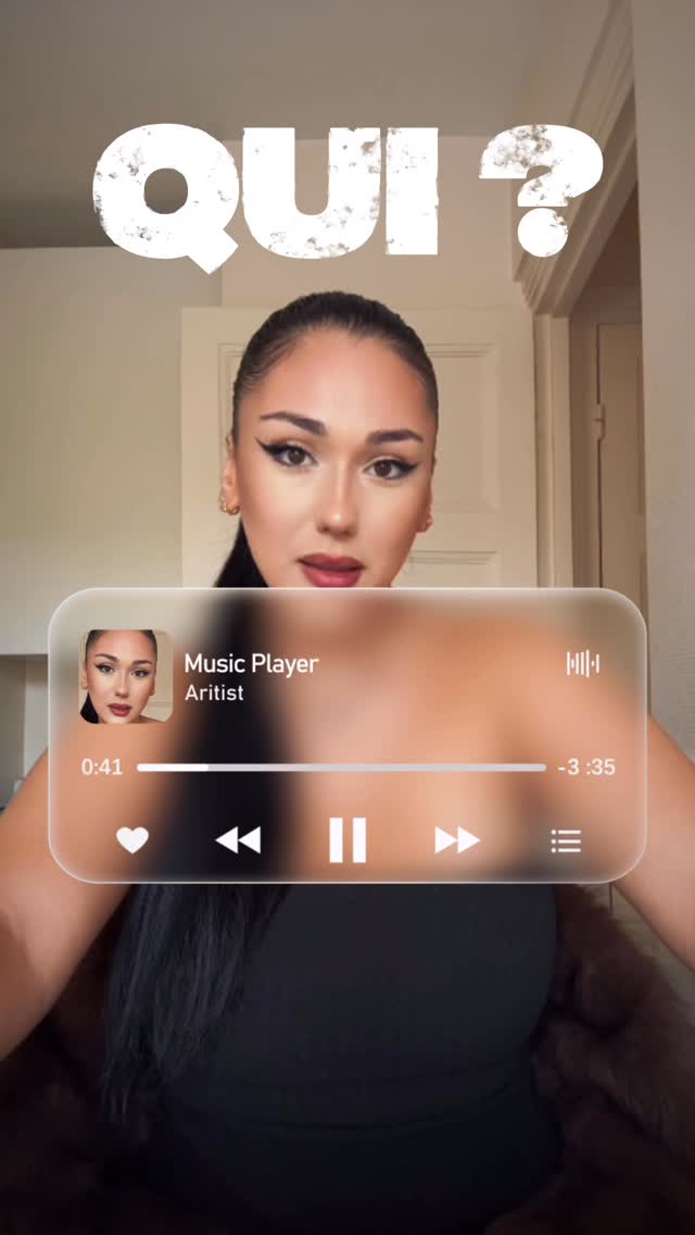Instagram post by @melissa.amneris for Deezer. Caption reads: Une playlist 100% sorore sur @deezerfr ça vous dit....