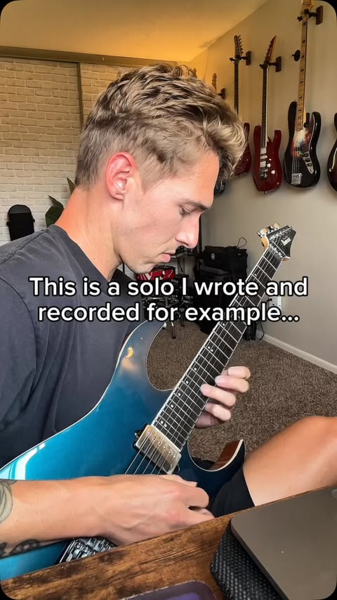 Instagram post by @mattwheelerguitar for Moises. Caption reads: Make sure to check out @moises.ai as a great....