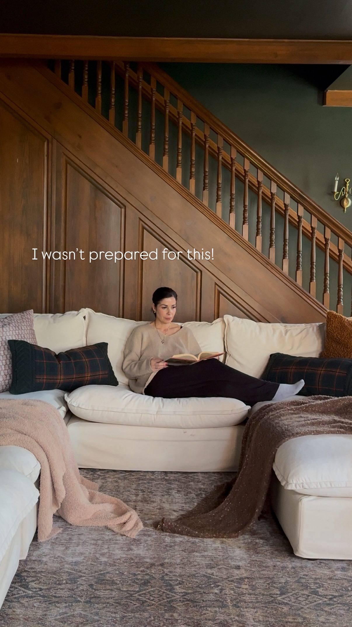 Instagram post by @charlotteshappyhome for Benjamin Moore. Caption reads: I knew it would be good, but not THAT GOOD! This....