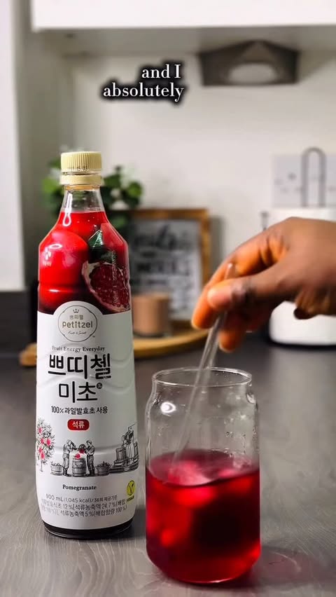 Instagram post by @jheniekoko for Bibigo. Caption reads: [...] I just tried this Micho drink from....