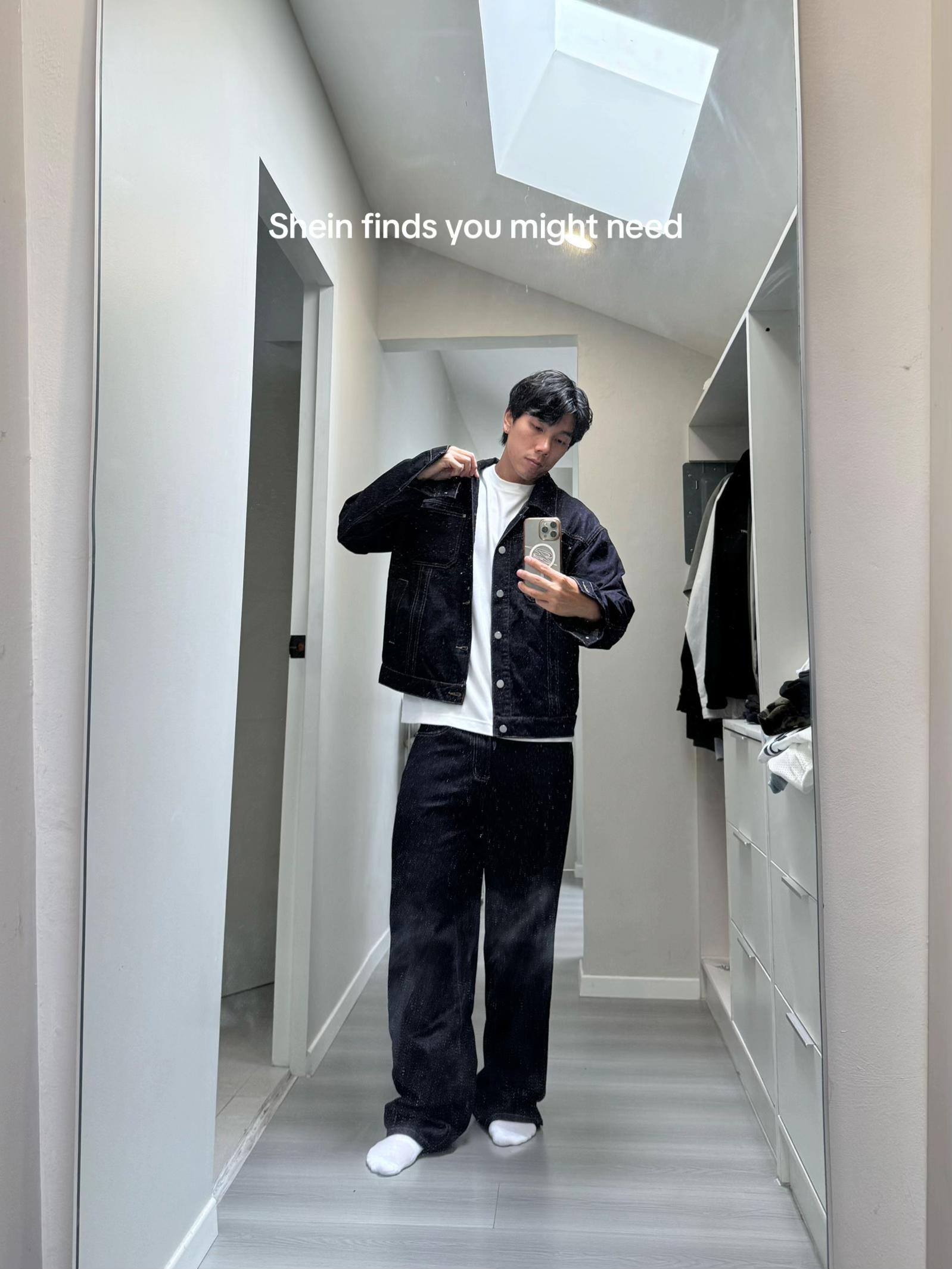 TikTok post by @itsjustalwin for SHEIN MEN. Caption reads: [...] M78itsjustalwin3721 @SHEIN Philippines....