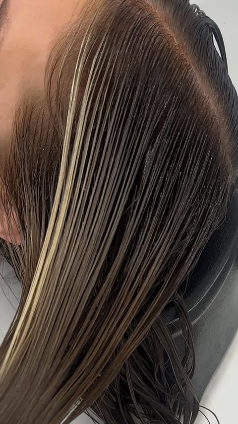 Instagram post by @beautybymaddiee_ for MODERN SALON. Caption reads: adding soft dimensions✨

#hair #blonde....