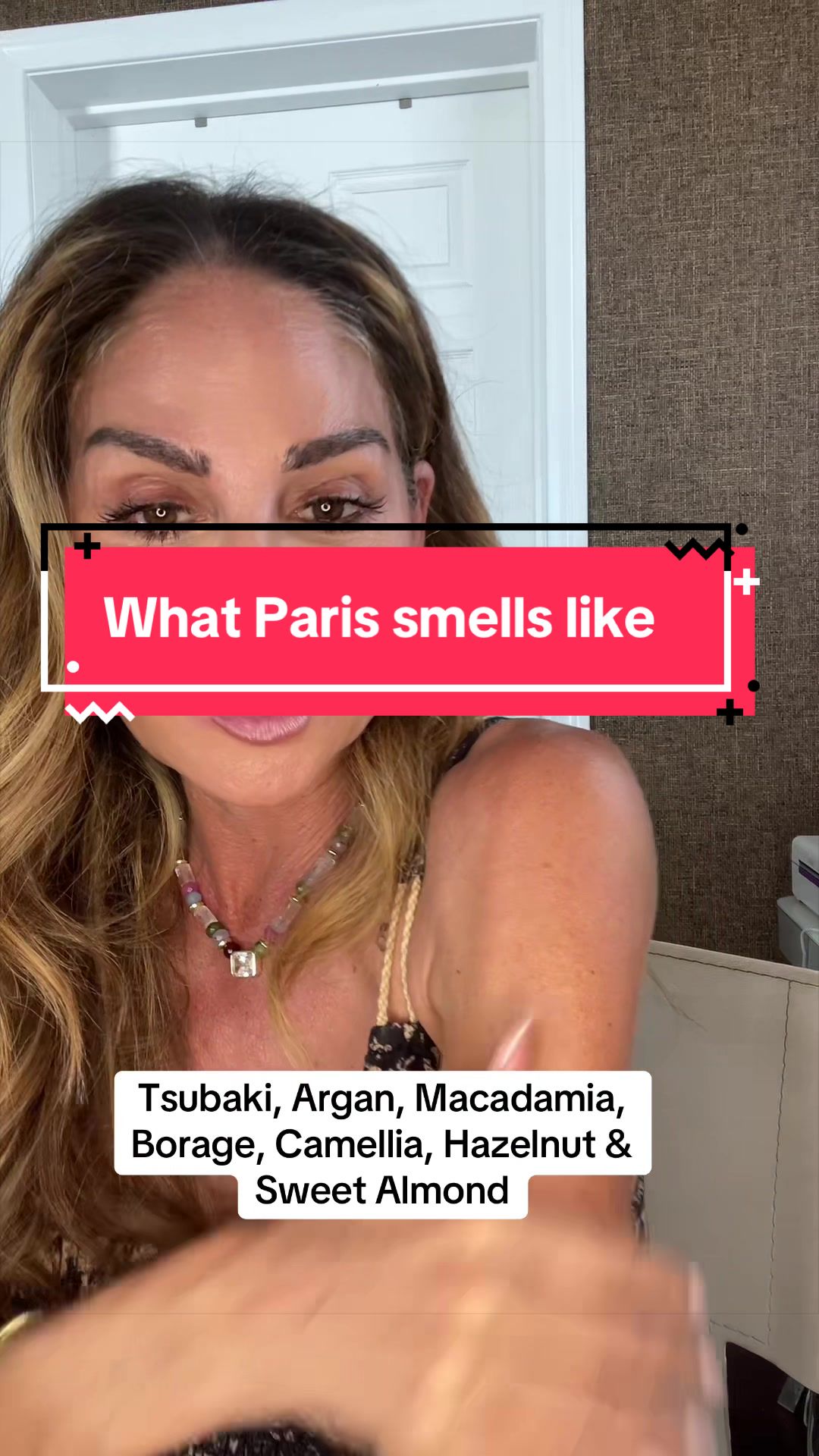 TikTok post by @arianemann for NUXE. Caption reads: Nuxe is what Paris represents to me! [...].