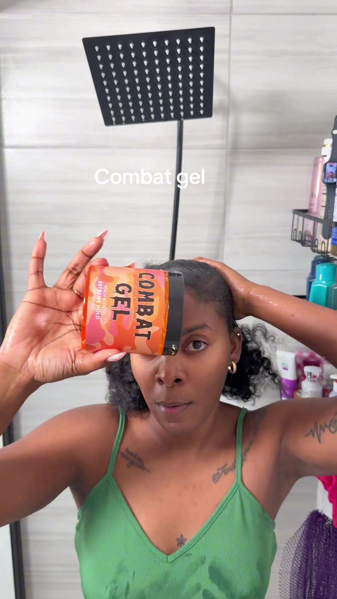 TikTok post by @therealyan29 for Combat Gel. Caption reads: When I tell you this is miss Grippy !@Combat Gel....