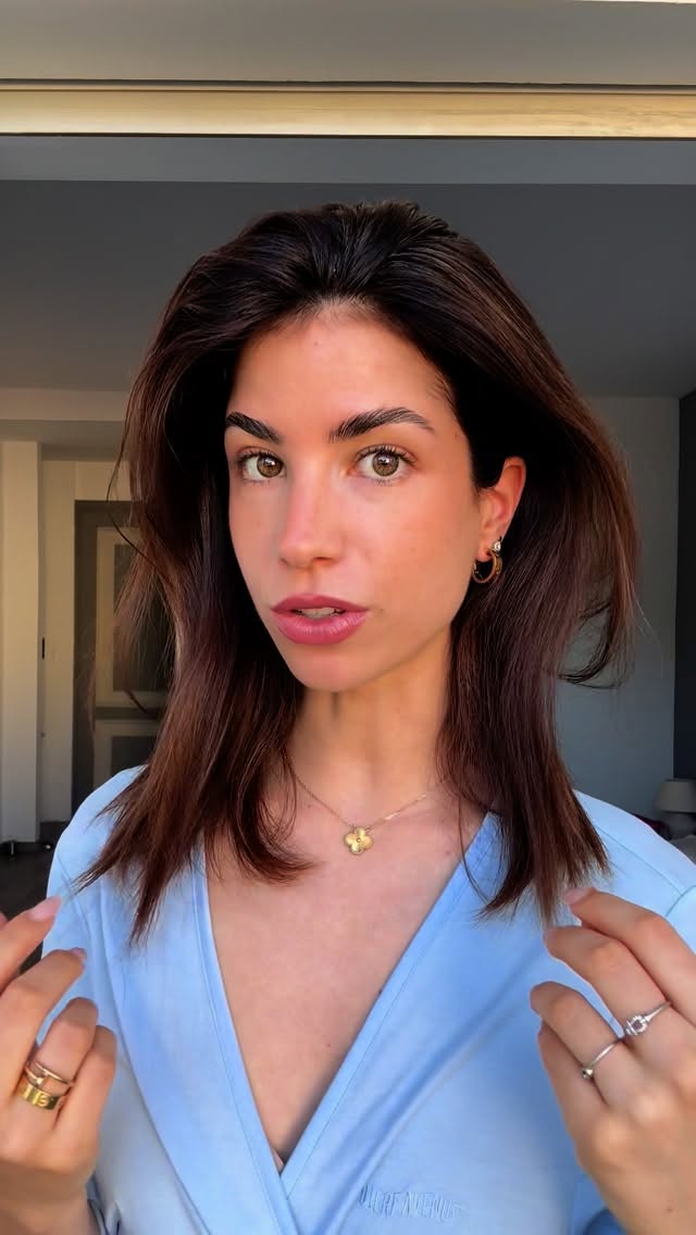 Instagram post by @stelle_cautres for René Furterer. Caption reads: J’utilise la gamme Active Grow de René Furterer....