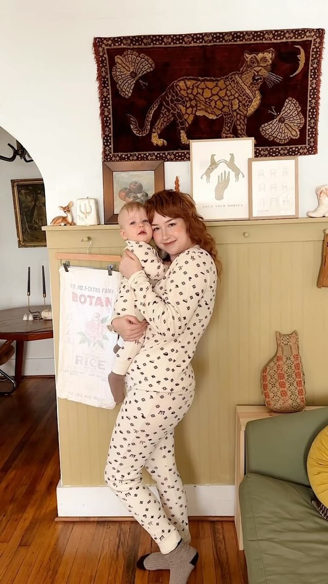 Instagram post by @fairyontheprairie for Shop Noble. Caption reads: [...] Blanche’s Kitchen Tile Waffles from....