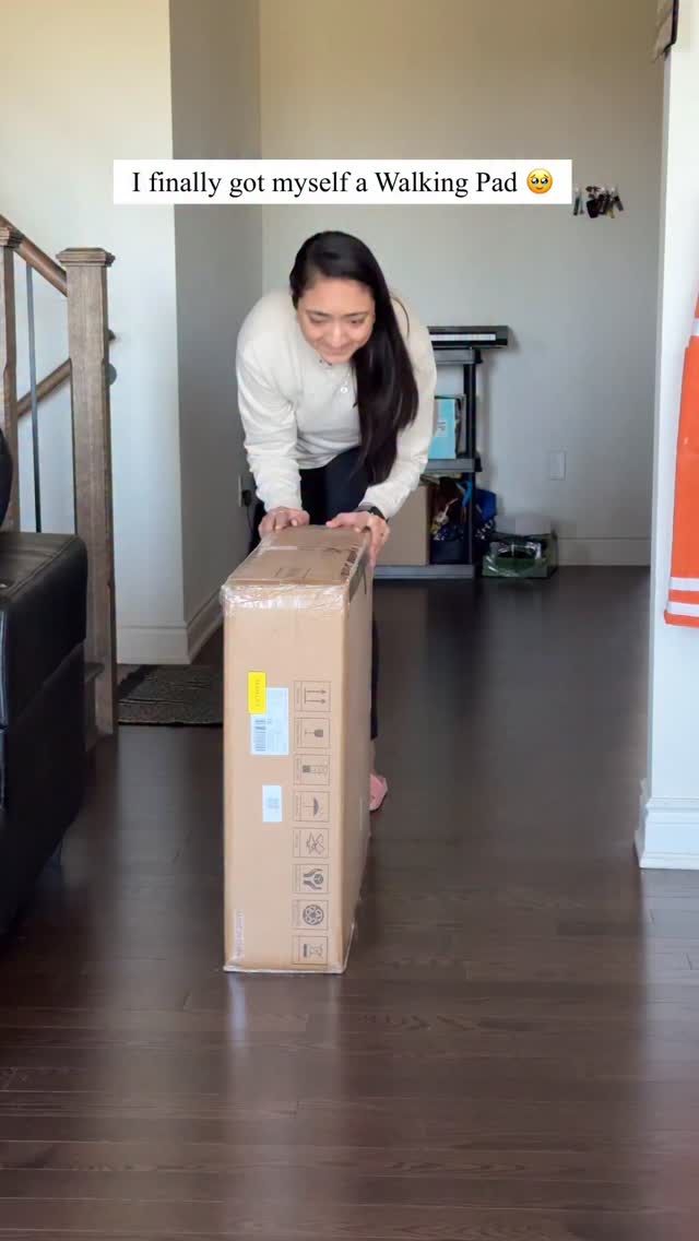 Instagram post by @browngirl_abroad_ for WalkingPad. Caption reads: I finally got myself something I’ve been waiting....