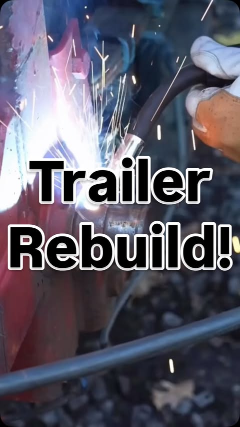 Instagram post by @makeeverythingshop for Lincoln Electric. Caption reads: Blink and you might miss it! Drop deck trailer....