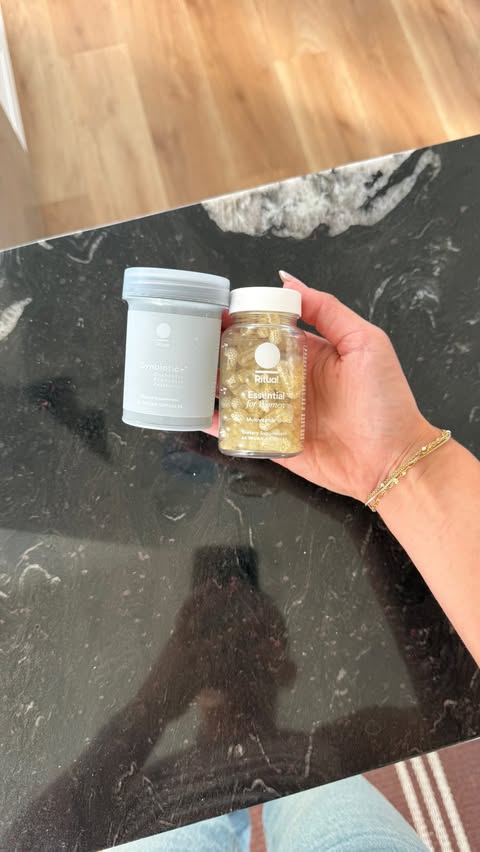 Instagram post by @beccacinelli for Ritual. Caption reads: [...] wellness routine isn’t complete without....