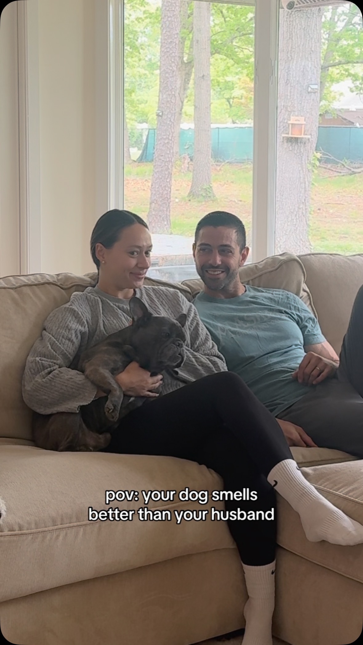 Instagram post by @winstonthefrenchiee_ for Skout's Honor. Caption reads: [...] better than you. 😉 But hands off my....