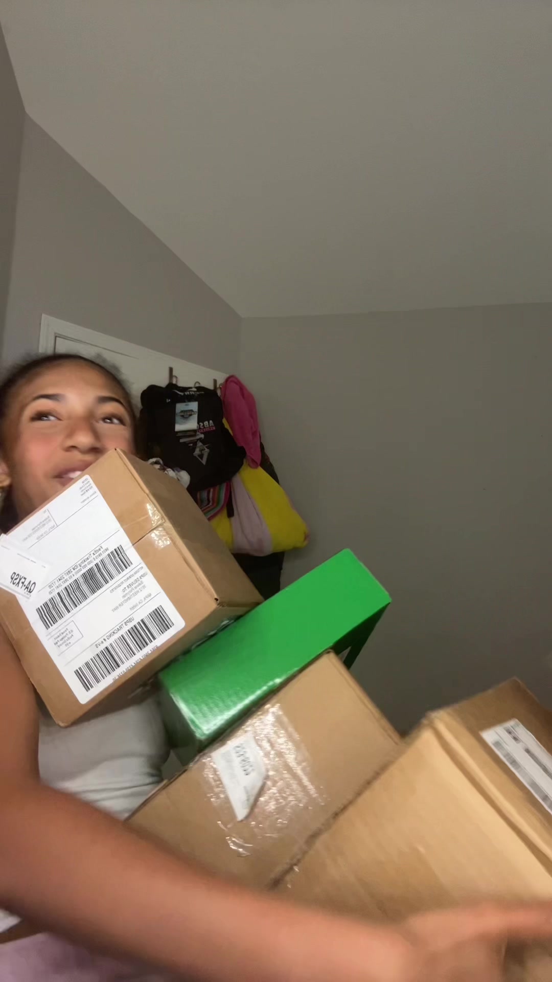 TikTok post by @grwm.solene1 for Maria Nila. Caption reads: Pr haul!!! Thank you sosoooo much to all of these....