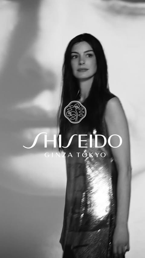 Instagram post by @annehathaway for SHISEIDO. Caption reads: Starting and ending my days with only the best, ....