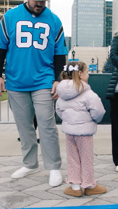 Instagram post by @bigcorbs73 for Nationwide. Caption reads: Our Walter Payton Man of the Year helped spread....