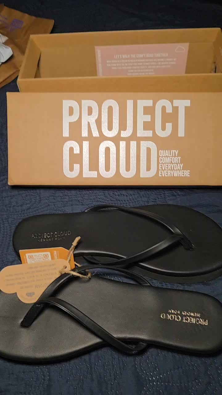 TikTok post by an influencer for Project Cloud Shoes. Caption reads: @Project Cloud Shoes #projectcloud [...].