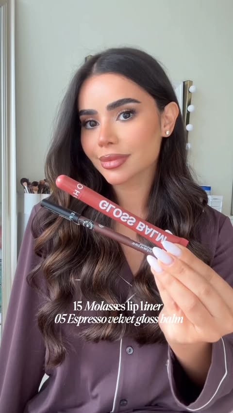 Instagram post by @joudadi for Sephora Collection. Caption reads: [...] long 💋☀️ @sephoramiddleeast....