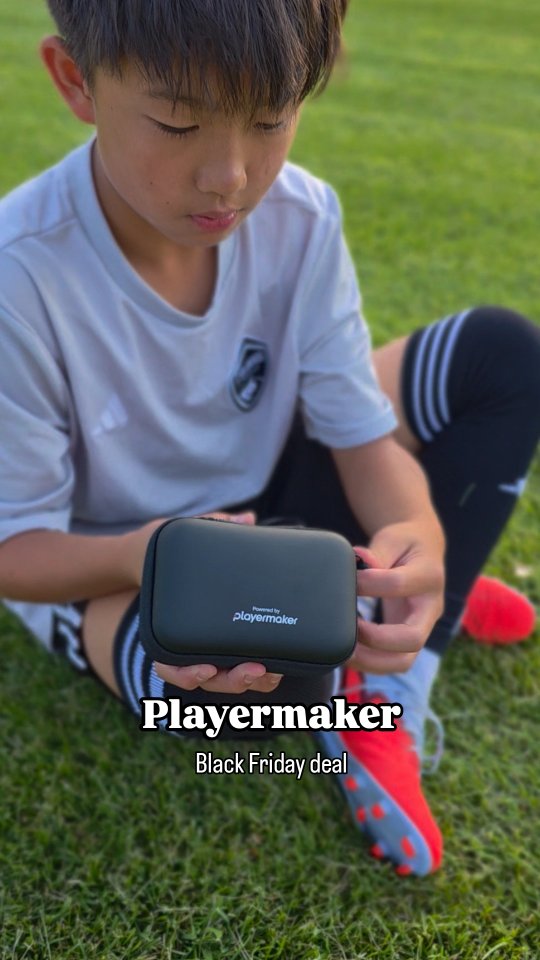 Instagram post by @frankly.meshe for Playermaker. Caption reads: [...] off and now, you actually can.

@playermaker....