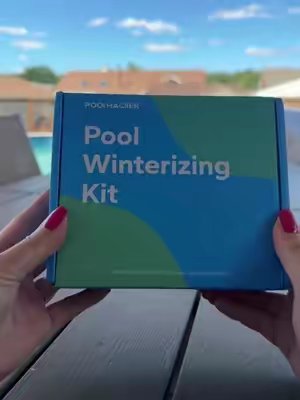TikTok post by @janetleegarrett for Poolhacker. Caption reads: @Poolhacker_official #poolclosing [...].
