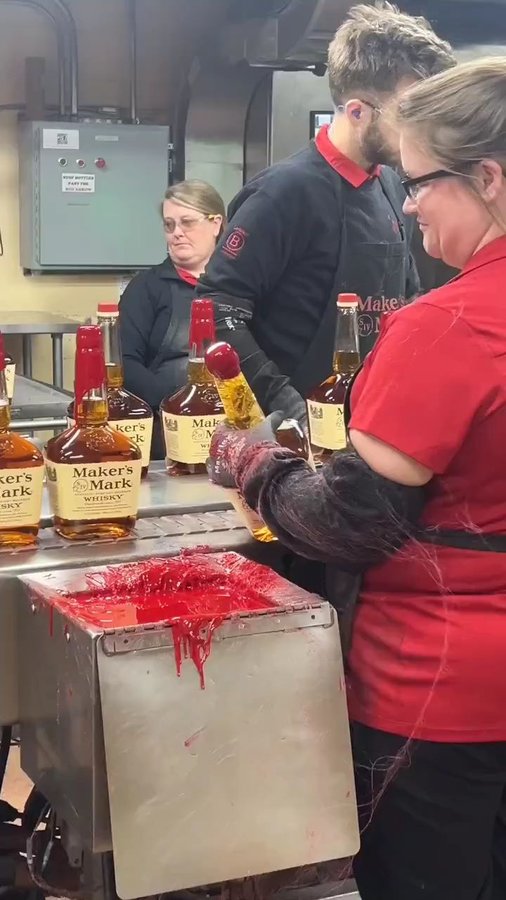 Instagram post by @thelensman.in for Maker’s Mark. Caption reads: Full Dunk For The Win! This bottle is my spirit....