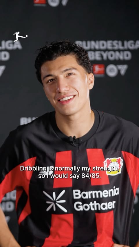 Instagram post by @bundesliga for EA SPORTS FC. Caption reads: I just had to do it with these FC 27 ratings,....